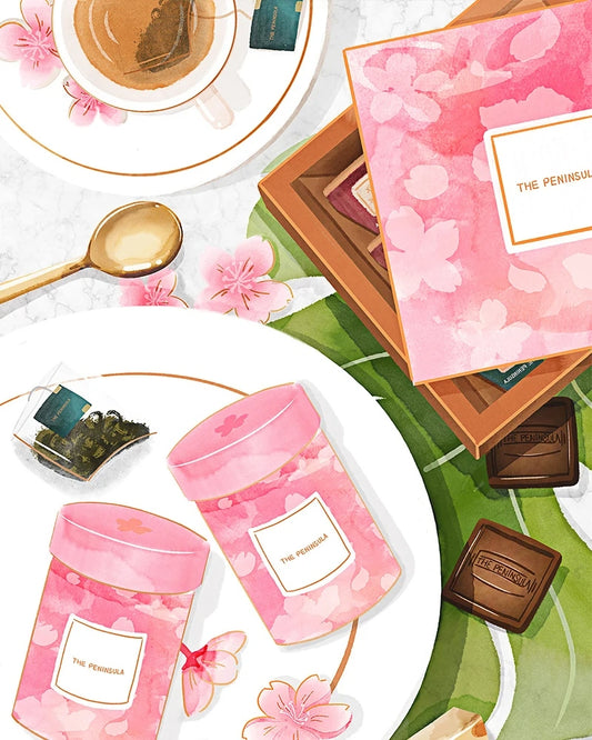 Peinture par numéros "Tea Time Gourmand" | Toile tendue 20x30 cm JOY!