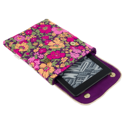 Kit liseuse Virginia – Kit couture pochette liseuse Liberty Fabric Com'1 Idée