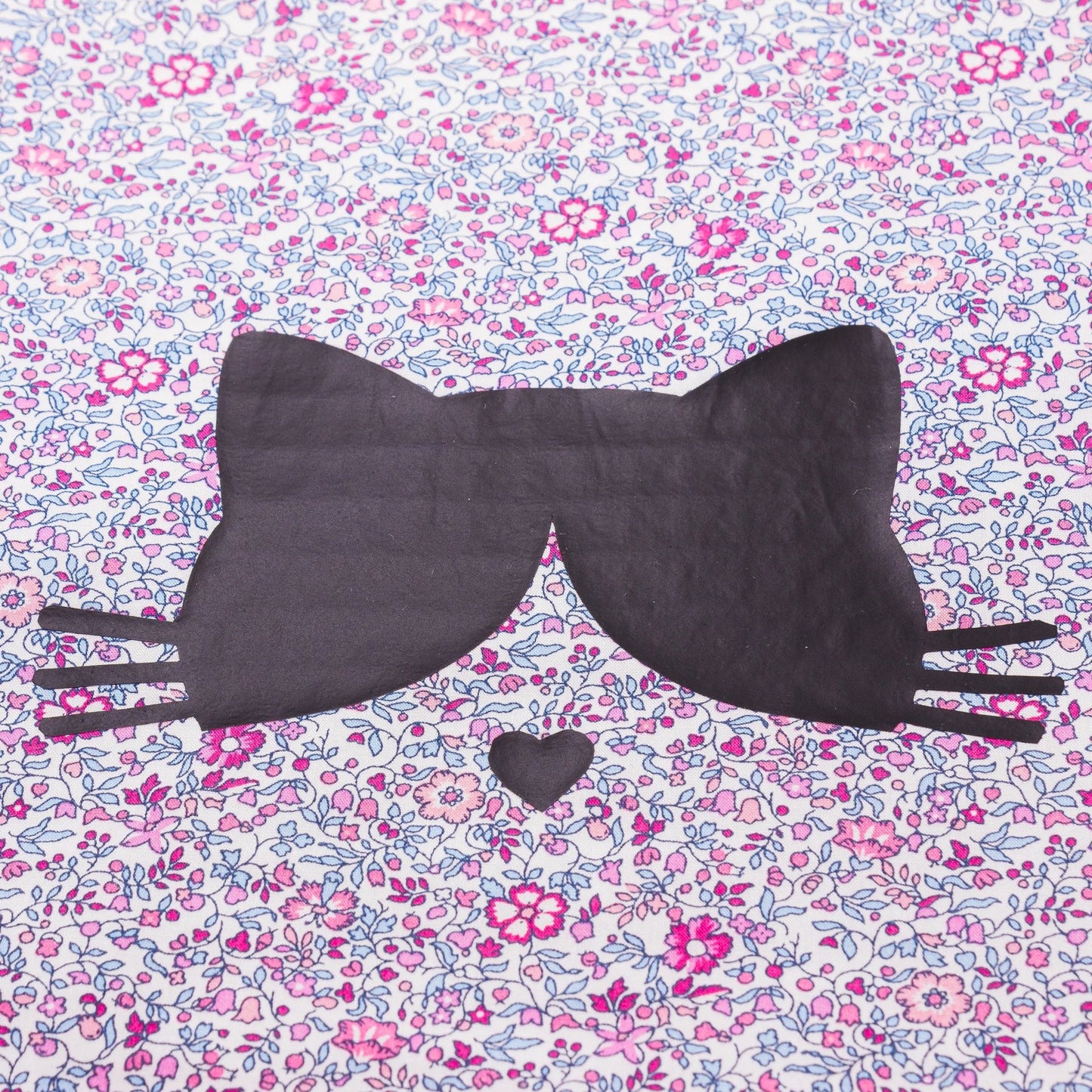 Kit Couture DIY Tote Bag Enfant “Chat” – Sac Liberty Personnalisé à Coudre Com'1 Idée