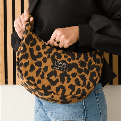 Kit Couture Sac Besace Léopard “Graou Addict” – Édition Exclusive Mlle Cyrielle x Com’1 Idée Com'1 Idée
