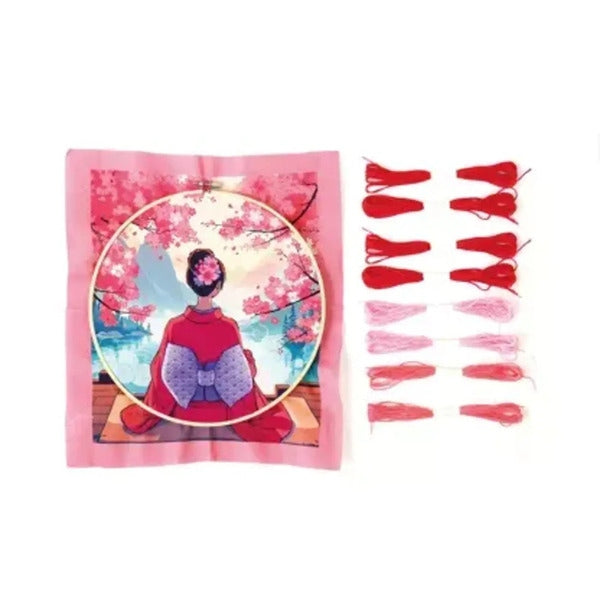 Kit Punch Needle Kimono Japonais – Broderie Relief DIY Graine Créative GRAINE CREATIVE