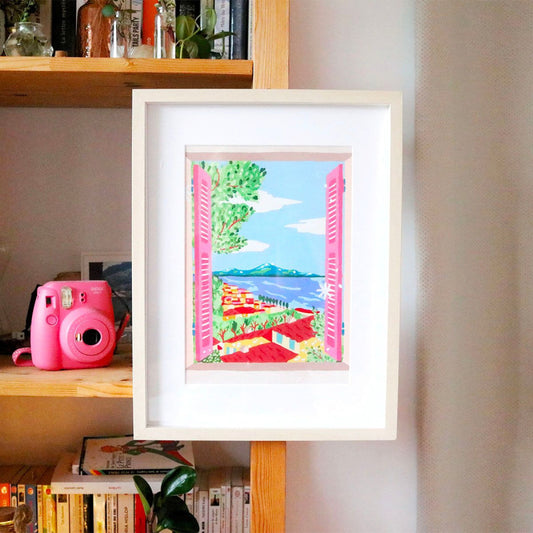 Coffret Peinture au Numéro – Fenêtre Ouverte sur Naples | Petit Pinceau x Limistic LA PETITE EPICERIE