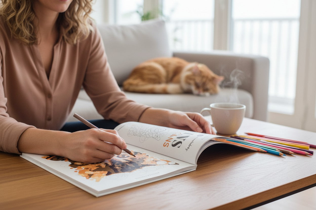 Coloriage Mystère Félins Très Câlins – Livre Art-Thérapie Adulte Marabout Editions Marabout
