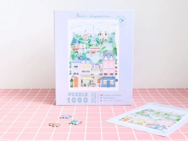 Puzzle 1000 Pièces Paris – Hoglet & Co | Fabriqué en France LA PETITE EPICERIE