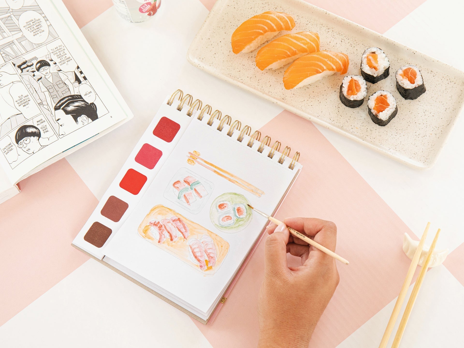 Travel Book – Carnet Aquarelle Japon 🇯🇵 Voyage créatif à peindre La Petite Épicerie LA PETITE EPICERIE