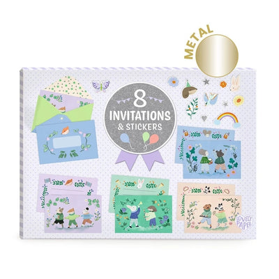 Invitations Fanfare des Animaux à Personnaliser – Set Anniversaire Enfant Djeco