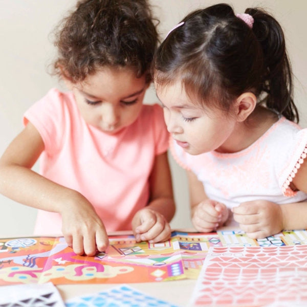 Poster créatif chiffres enfant Poppik – 520 stickers – Apprendre à compter de 1 à 10 (3–7 ans) poppik