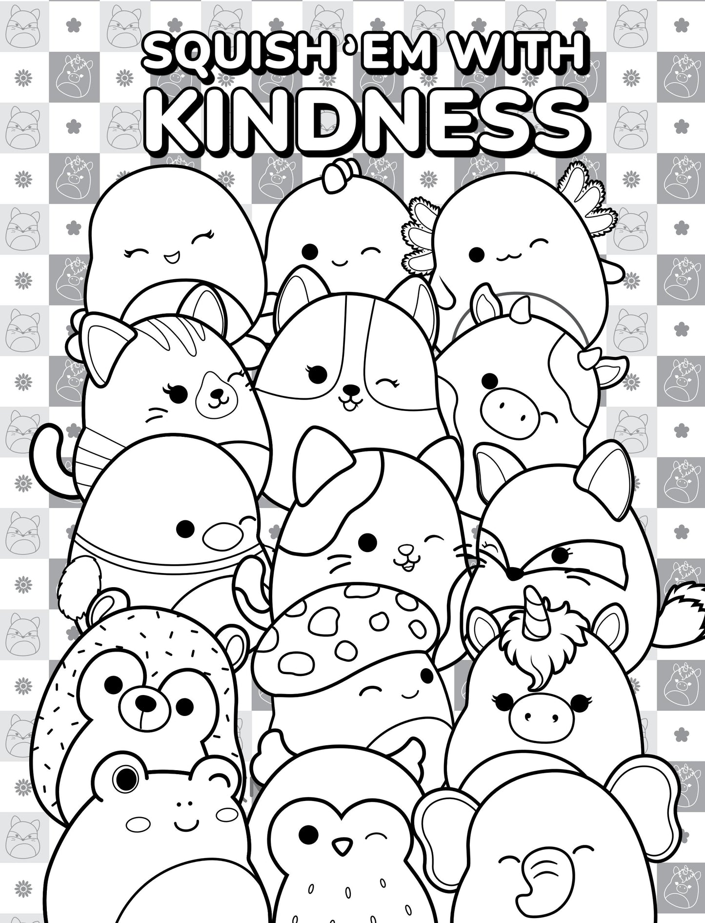 Jeux amusants inclus dans le coffret Squishmallows