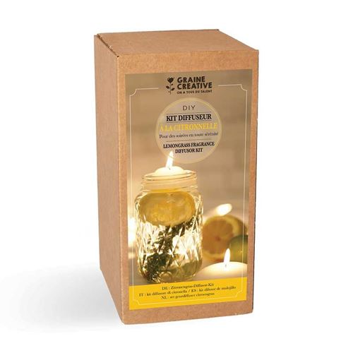 GRAINE CREATIVE Kit Diy Diffuseur Citronnelle GRAINE CREATIVE