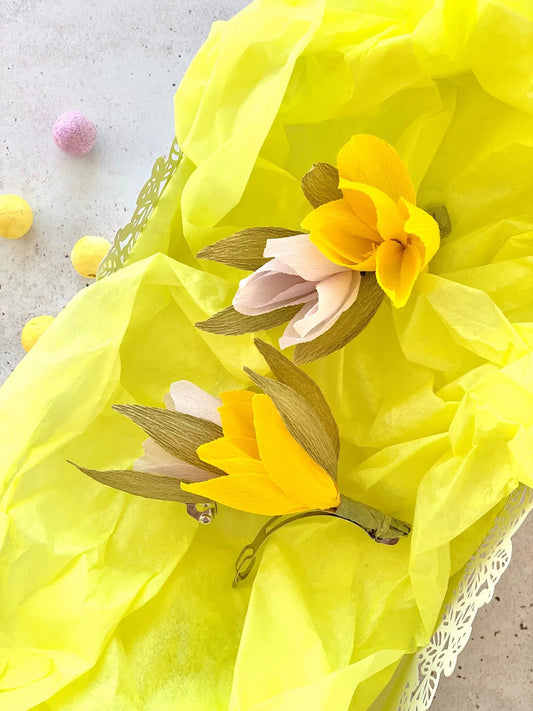 French Kits - Art Floral - Duo de Barrettes - Crocus & Safran French´Kits