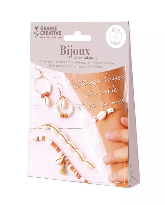Kit Bijoux Heishi – Bracelets & Boucles d’Oreilles DIY GRAINE CREATIVE