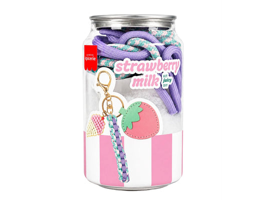 Kit Canette Pshiiit Strawberry Milk – Kit DIY Bag Charm Kawaii LA PETITE EPICERIE