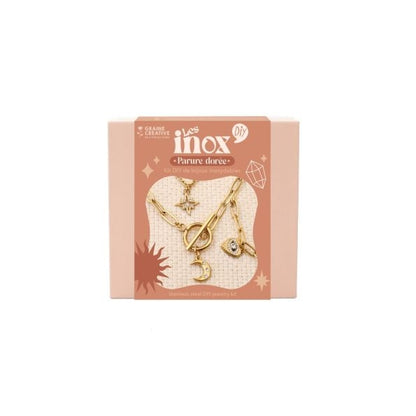 Kit DIY Bijoux Les Inox – Parure Dorée Inoxydable Tendance GRAINE CREATIVE