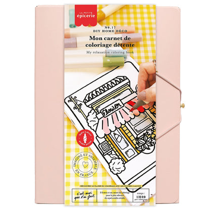 Kit DIY Home Déco – Carnet de Coloriage Détente (Kawaii & Mandala) + 8 feutres alcool | La Petite Épicerie LA PETITE EPICERIE