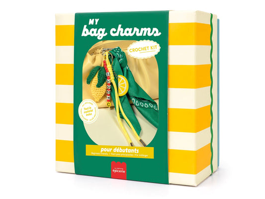 Kit DIY Crochet Bag Charms Dolce Vita – Kit Crochet Débutant Citron LA PETITE EPICERIE