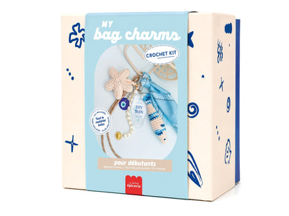 kit crochet débutant bag charms vitamine sea avec accessoires inclus