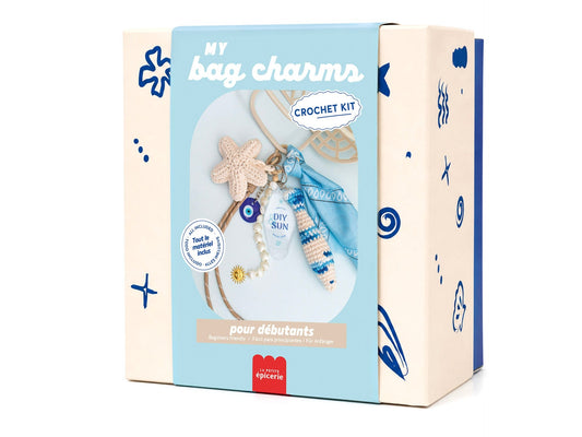 Kit DIY Crochet Bag Charms Vitamine Sea – Coffret Crochet Débutant Été & Accessoires Tendance LA PETITE EPICERIE