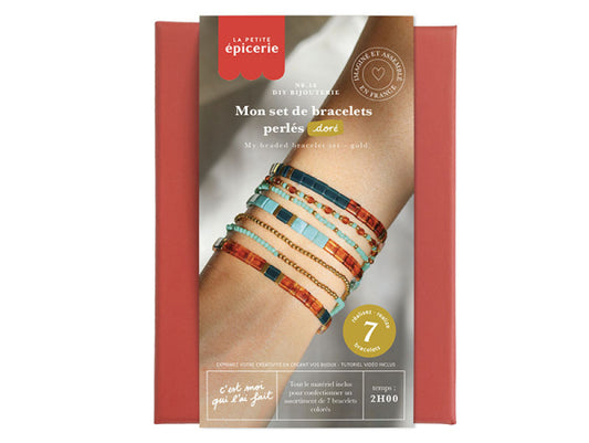 Kit DIY Bijoux – Set de 7 Bracelets Perlés Dorés | Création de Bracelets Tendance La Petite Épicerie LA PETITE EPICERIE