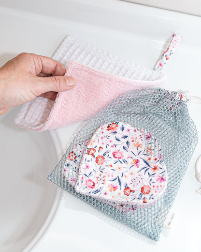 Kit couture lingettes lavables Fanny – Liberty Fabrics & zéro déchet Com'1 Idée