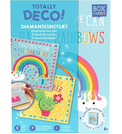 kit diamond painting enfant box candiy totally deco coffret complet creatif