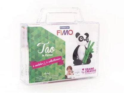 Kit Fimo Mallette Tao le Panda – Figurine à Modeler GRAINE CREATIVE
