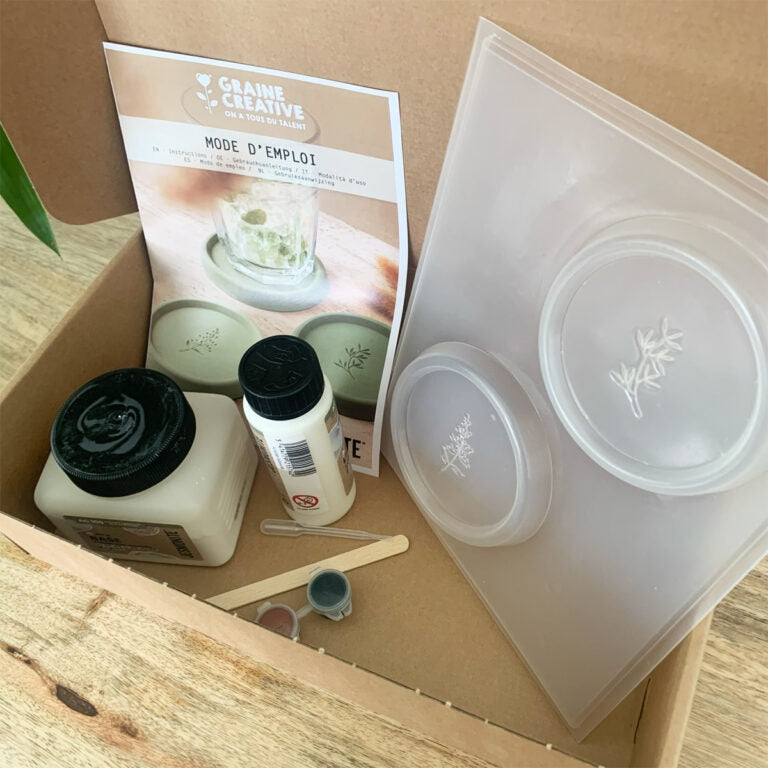 Kit 3 Sous-Verres Jesmonite – Graine Créative GRAINE CREATIVE