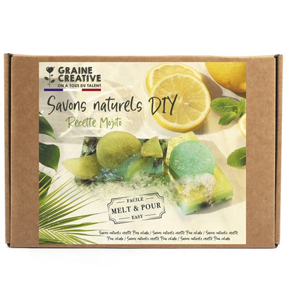 Kit Savon Mojito à la Feuille de Menthe – Graine Créative GRAINE CREATIVE