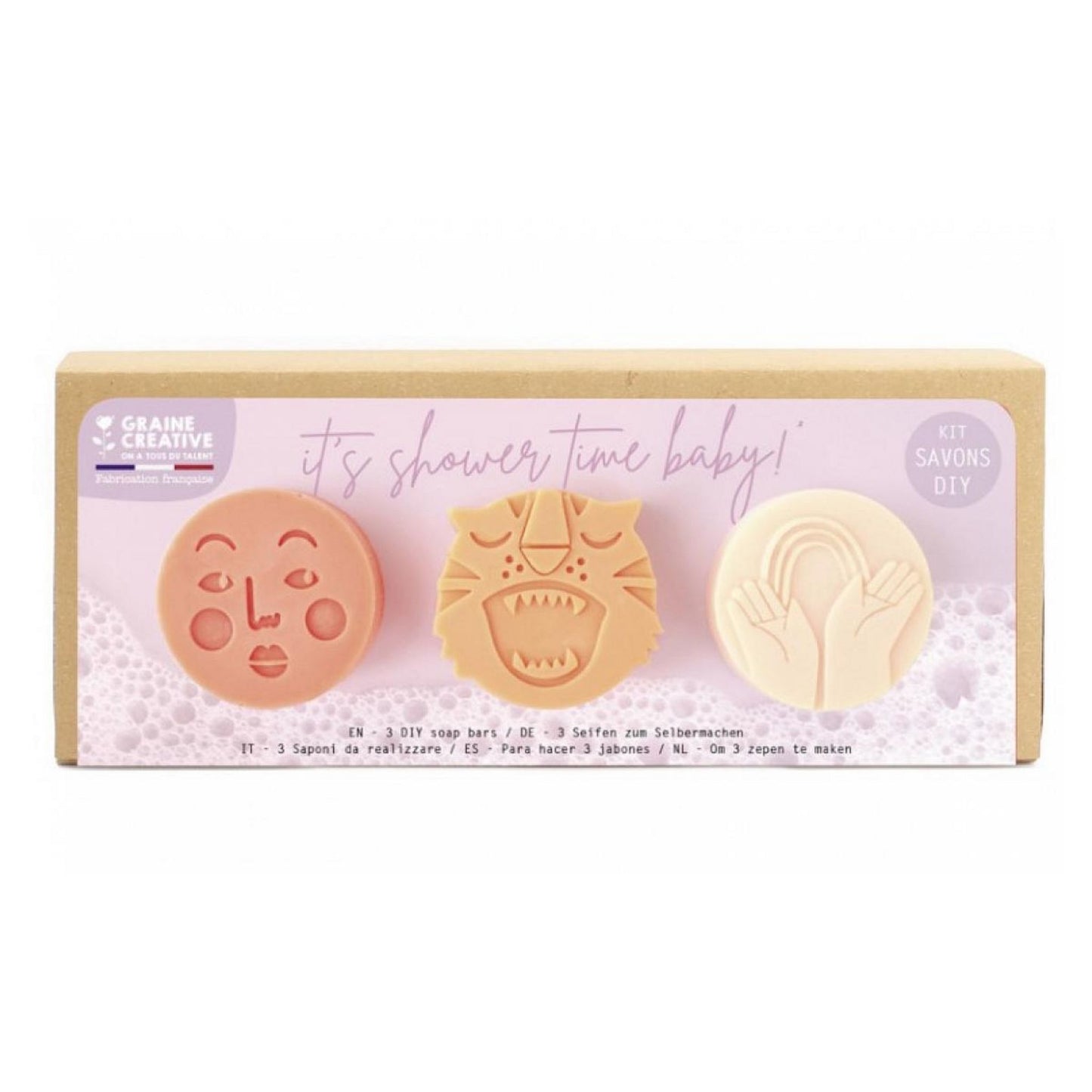Kit Savon Shower Time Joy Graine Créative | Fabrique tes Savons DIY GRAINE CREATIVE