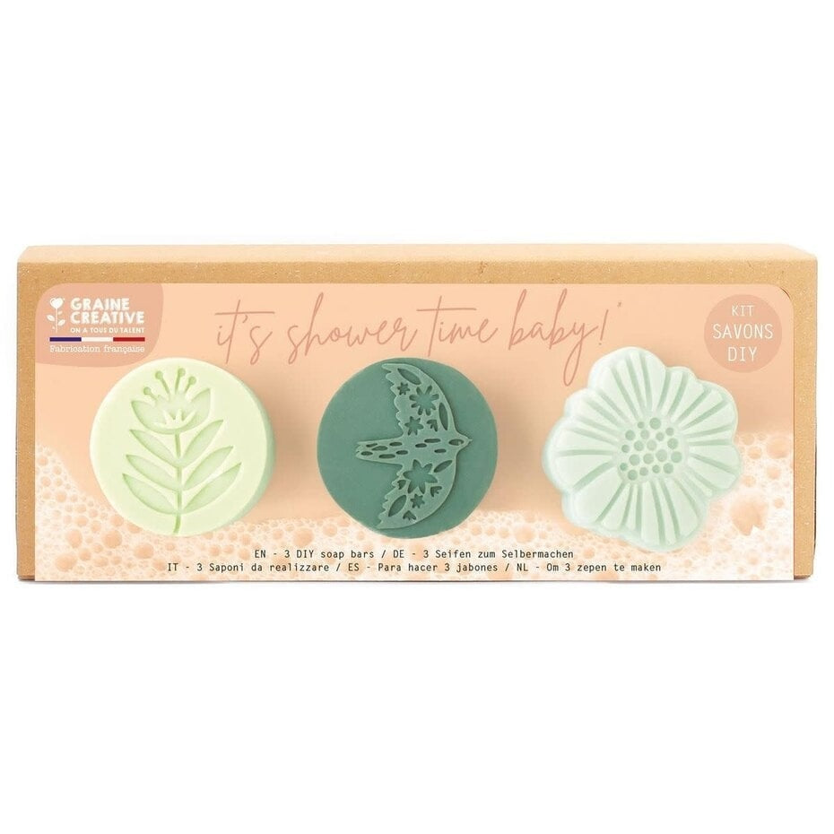 Kit Savon Shower Time Nature – Graine Créative GRAINE CREATIVE