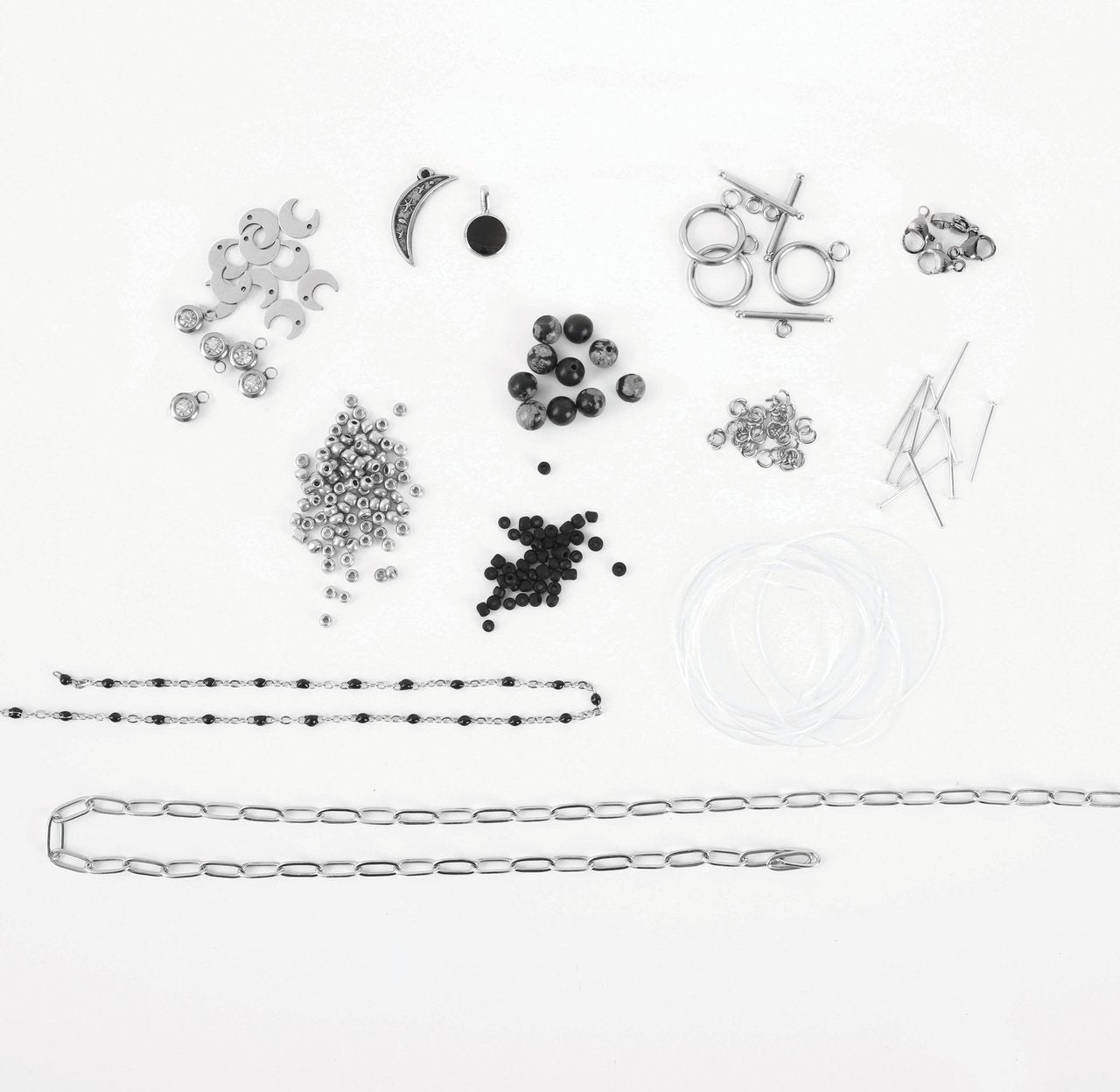 Kit permettant de créer des colliers multi-rangs modernes