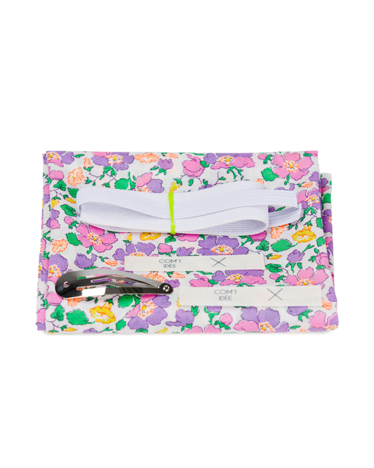 Kit couture bandeau, barrette & chouchou Anna-Rose – Accessoires Liberty fille 3-7 ans Com'1 Idée