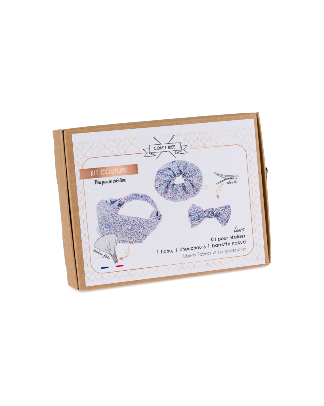 Kit Couture Bandeau, Barrette & Chouchou Liberty Enfant – DIY Couture Fille Com'1 Idée