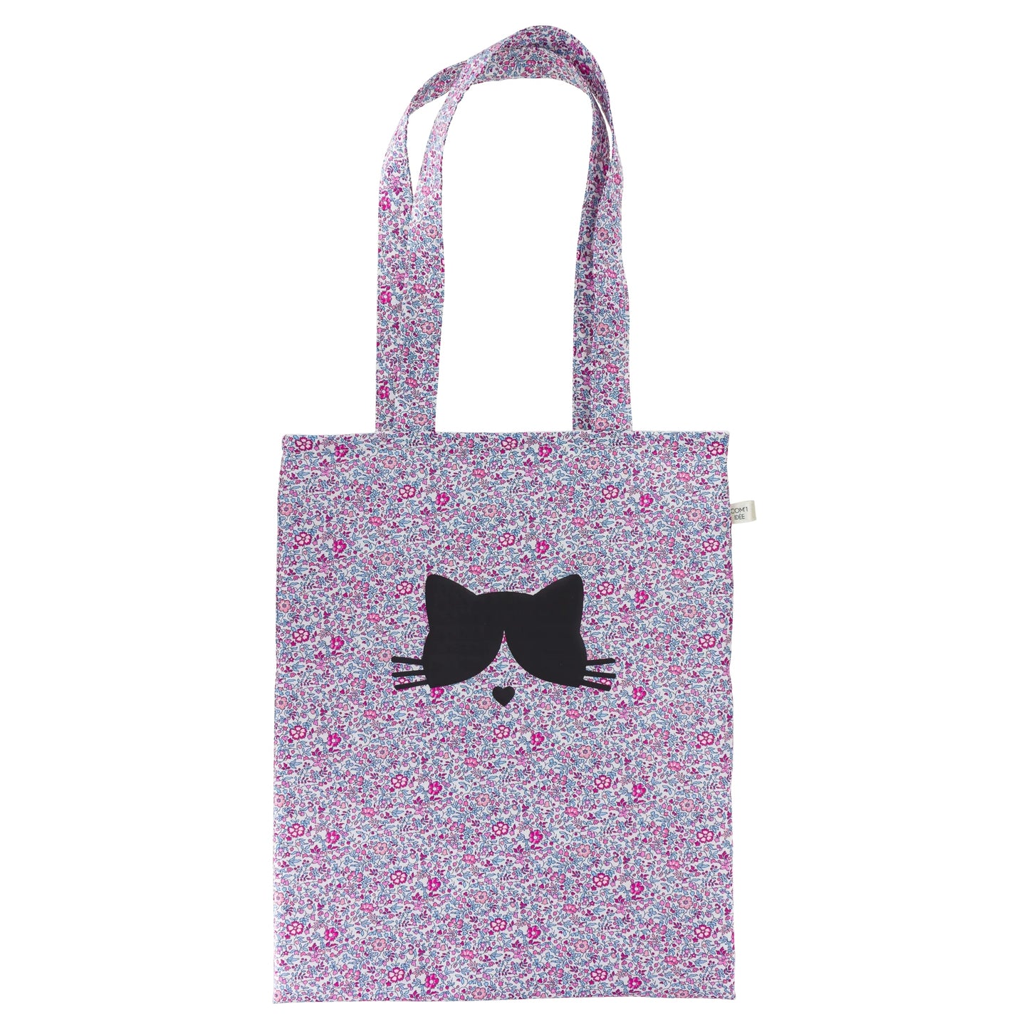 Kit Couture DIY Tote Bag Enfant “Chat” – Sac Liberty Personnalisé à Coudre Com'1 Idée