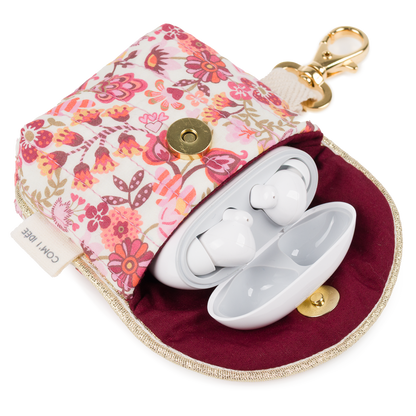 Kit couture étui pour écouteurs Lola en tissu Liberty Fabrics Com'1 Idée