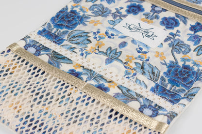 Kit Couture Pochette Beauté “Paulette” – Liberty & Matelassé Coton DIY Com'1 Idée