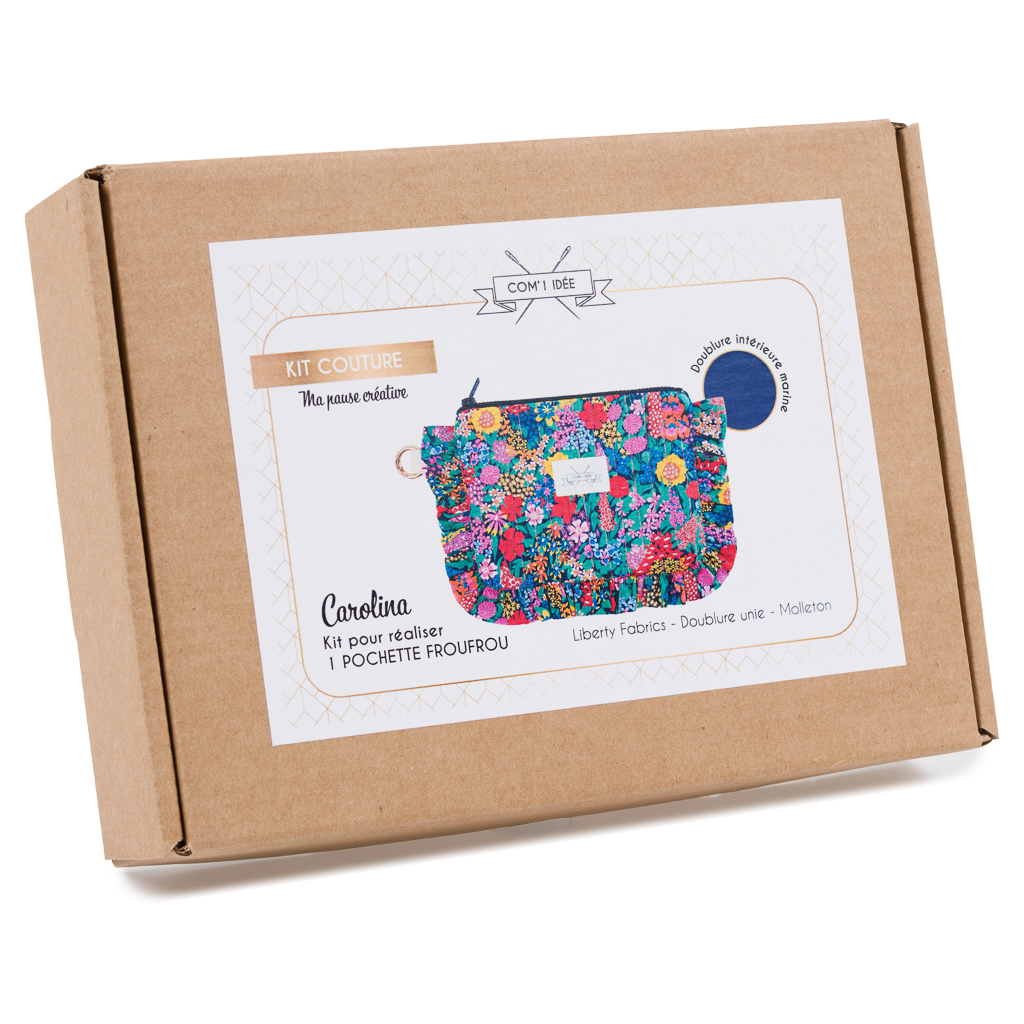 Kit Couture Pochette Froufrou Carolina Liberty – DIY Couture Chic Com'1 Idée