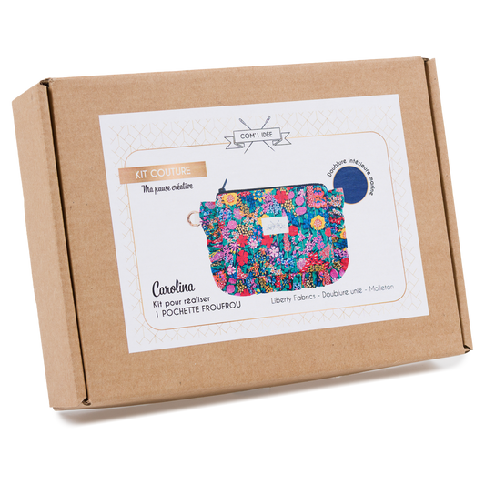 Kit Couture Pochette Froufrou Carolina Liberty – DIY Couture Chic Com'1 Idée