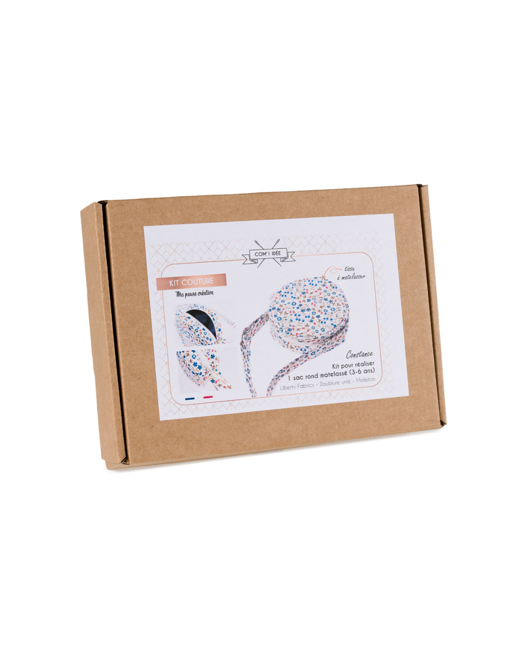 Kit couture sac rond fille Constance – Sac Liberty enfant 3-6 ans Com'1 Idée