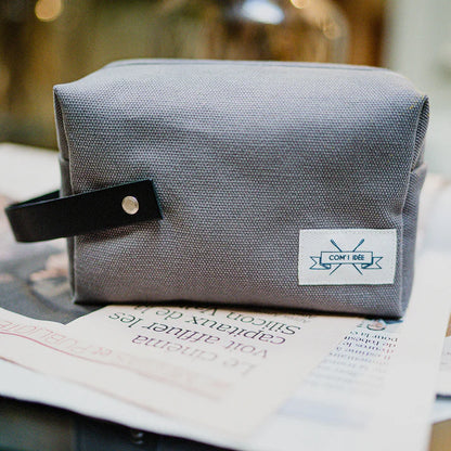 Kit Couture Trousse de Toilette “Scott” – Trousse Vintage en Toile & Vichy DIY Com'1 Idée