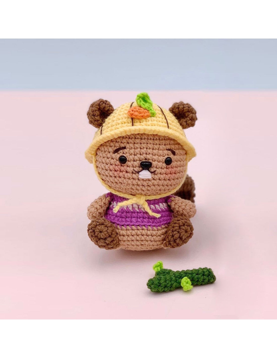 Kit Crochet Amigurumi Castor – Minigurumi DIY Graine Créative GRAINE CREATIVE