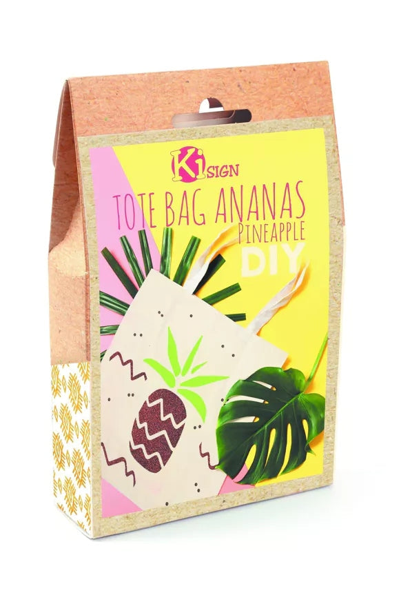 Kit customisation Tote Bag Ananas – Graine Créative GRAINE CREATIVE