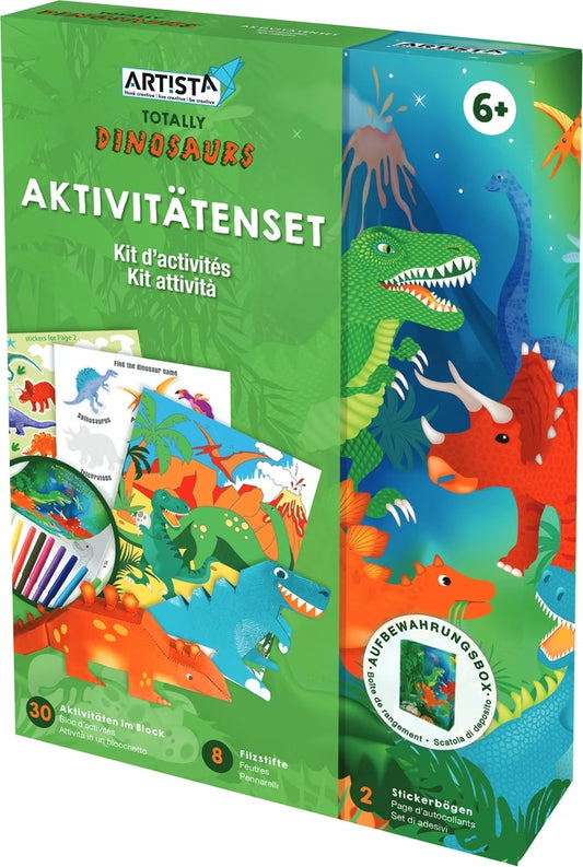 Artista Kit d'Activités Dinosaures – Coffret Créatif avec 30 Activités Artista