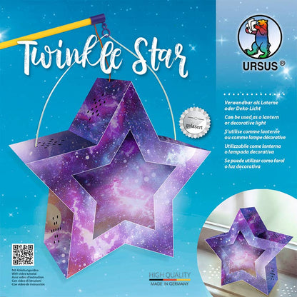 Kit de bricolage Lanterne Étoile Scintillante “Galaxie” | DIY décoration lumineuse URSUS®