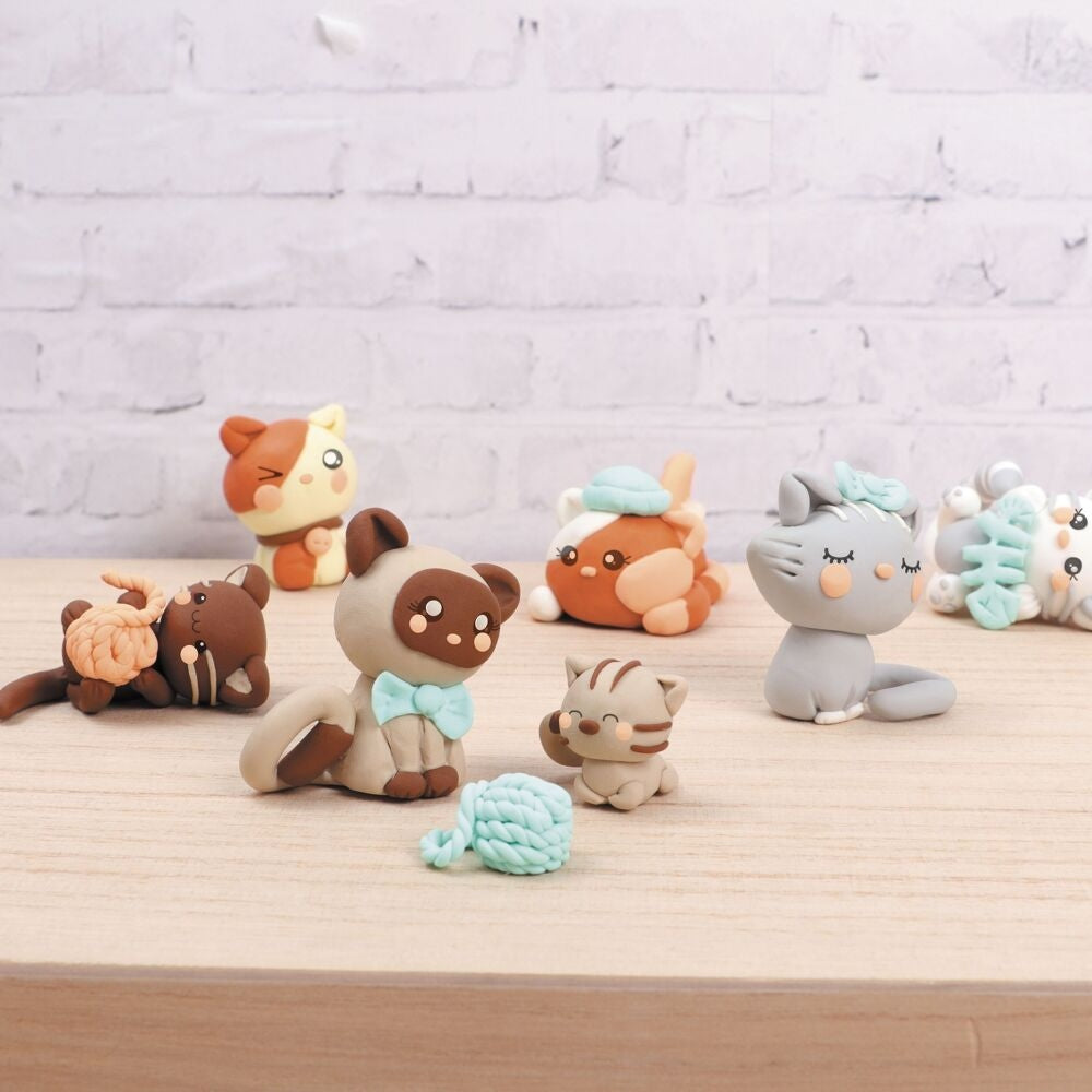 Kit créatif pâte polymère inspiré de l'univers kawaii japonais