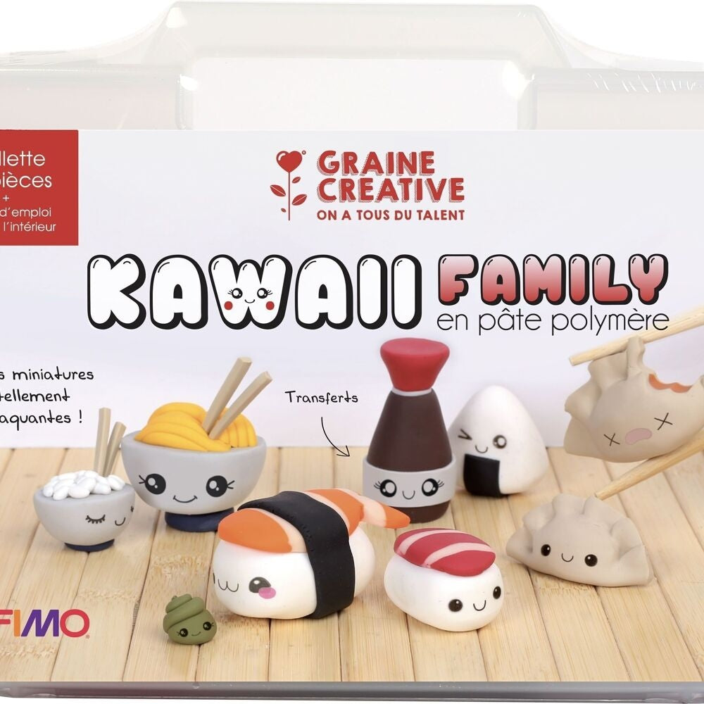 Kit créatif pâte polymère inspiré de la culture kawaii japonaise