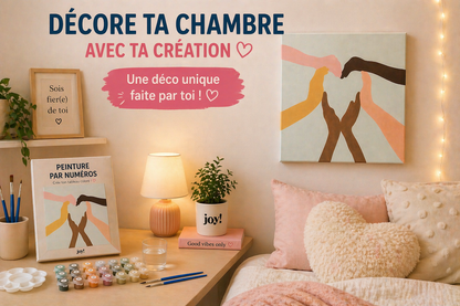 Kit Anniversaire Peinture par Numéros Enfants & Ados – Activité Créative + Cadeau Invité (6 à 12 kits) JOY!
