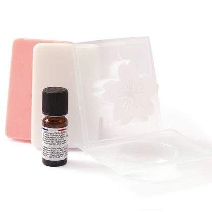 Kit DIY 4 Savons Fleur de Cerisier – Atelier Savons Sakura à Fabriquer GRAINE CREATIVE