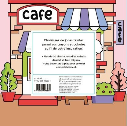 Mini cosy – Livre de coloriage mignon et cocooning Editions Marabout