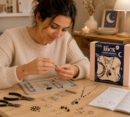 Activité créative autour de la fabrication de bijoux tendance