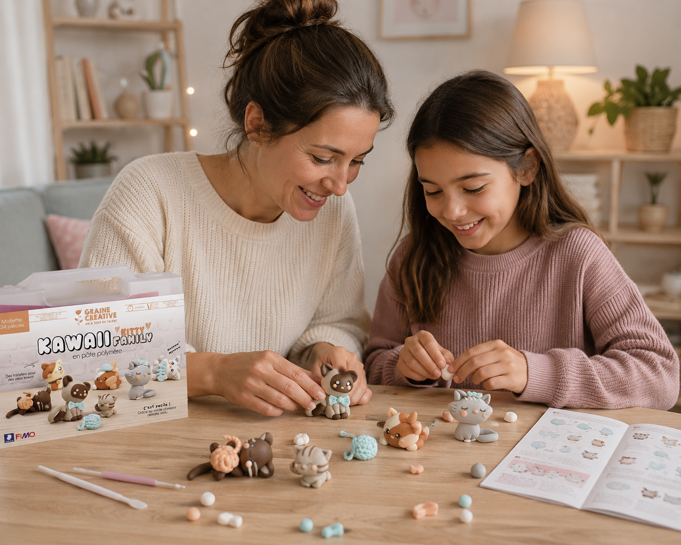 Activité créative autour de la pâte polymère FIMO